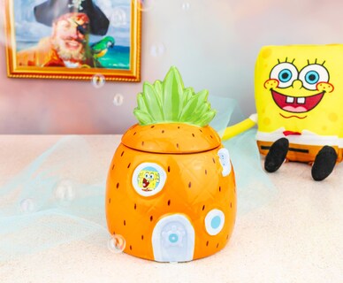 Foto 2 | Tarro De Cerámica Silver Buffalo Spongebob Squarepants Para Aperitivos - Venta Internacional.