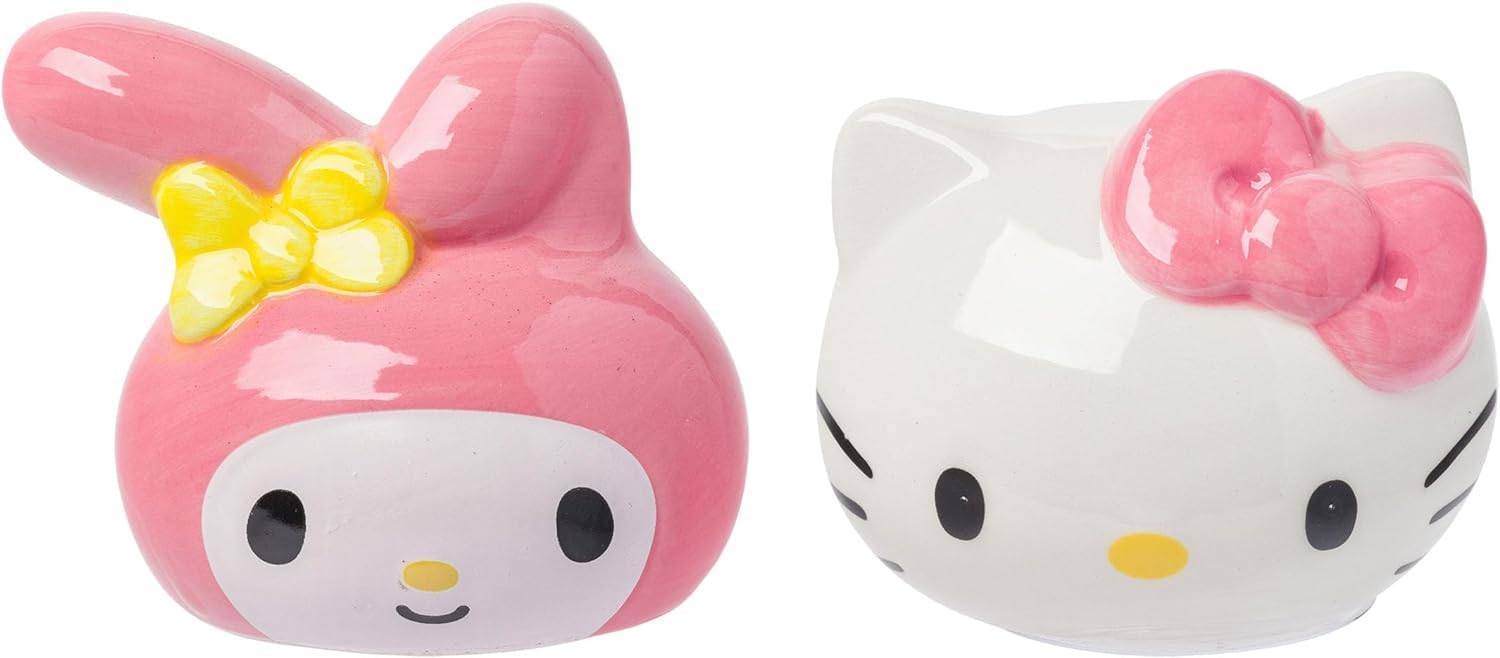 Set Salero Y Pimentero Silver Buffalo Hello Kitty - Venta Internacional.