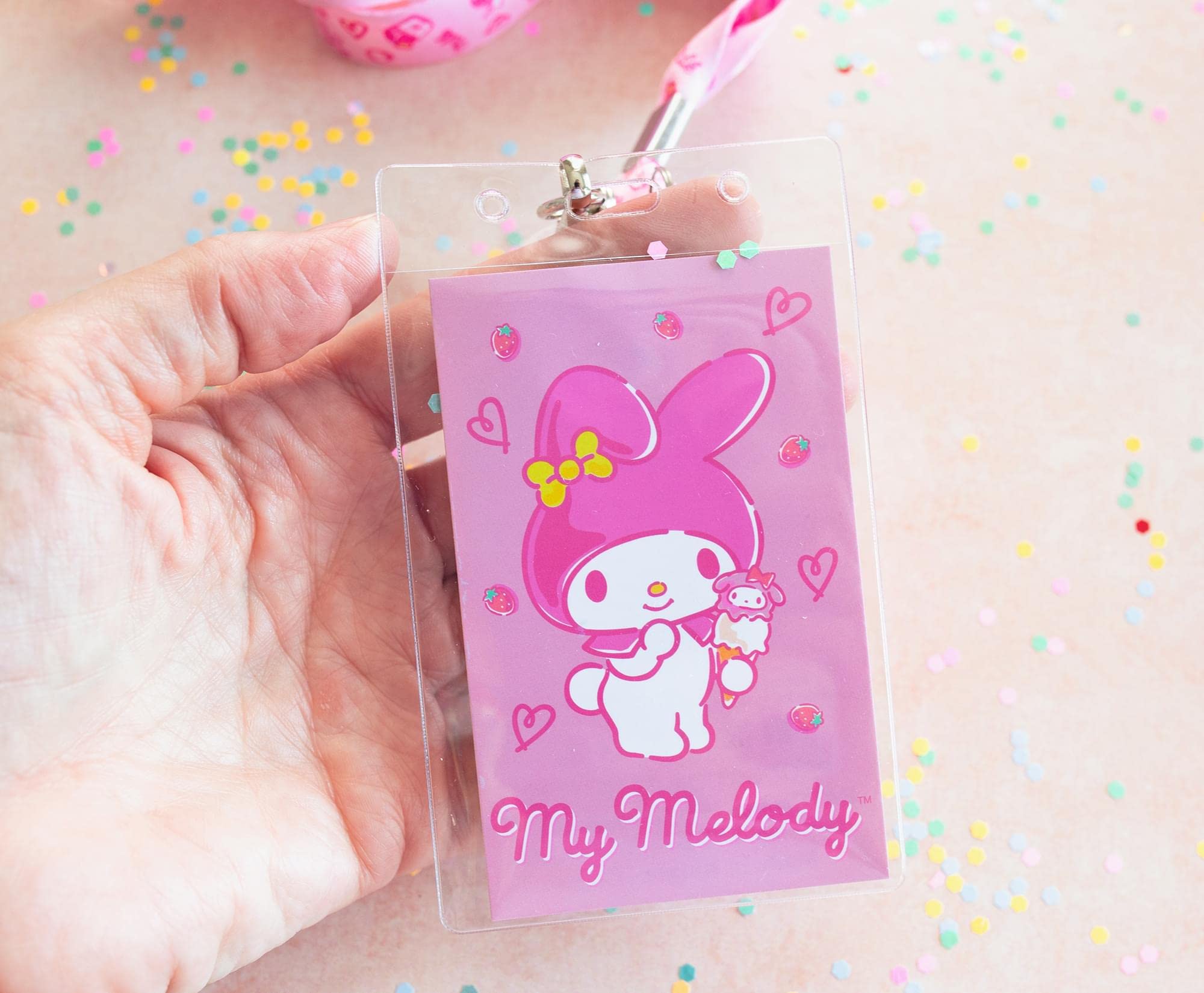 Foto 3 | Juego De Cordones Toynk Sanrio My Melody Y Kuromi Con Soportes De Identificación - Venta Internacional.