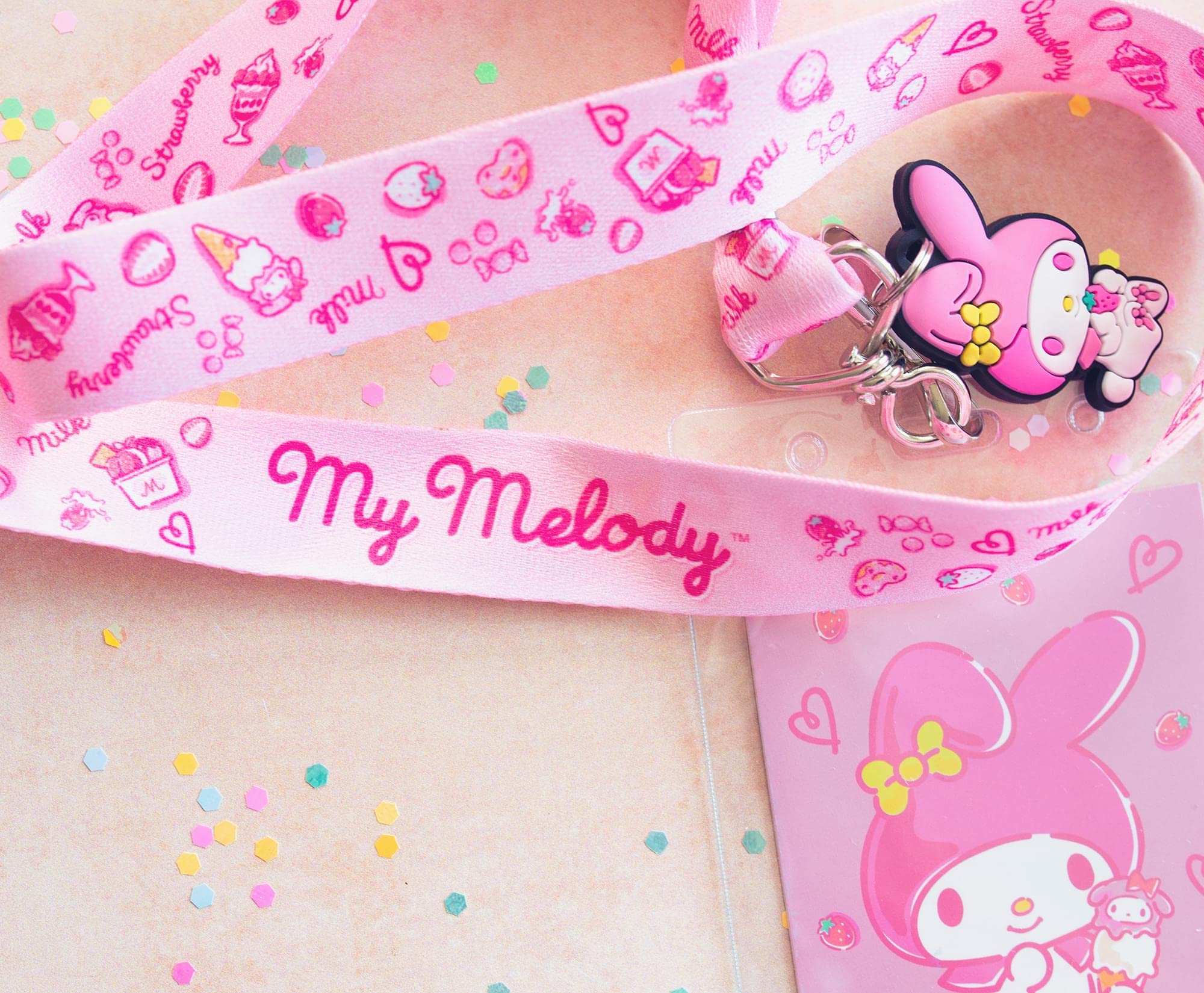 Foto 5 | Juego De Cordones Toynk Sanrio My Melody Y Kuromi Con Soportes De Identificación - Venta Internacional.
