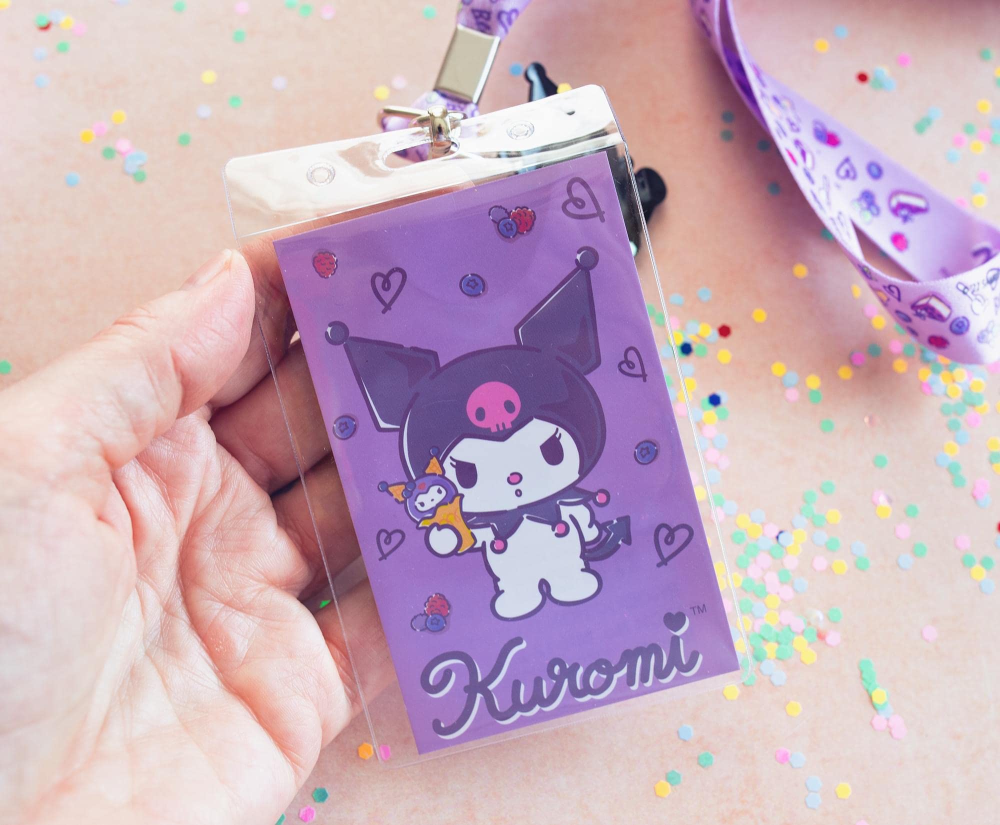 Foto 6 | Juego De Cordones Toynk Sanrio My Melody Y Kuromi Con Soportes De Identificación - Venta Internacional.