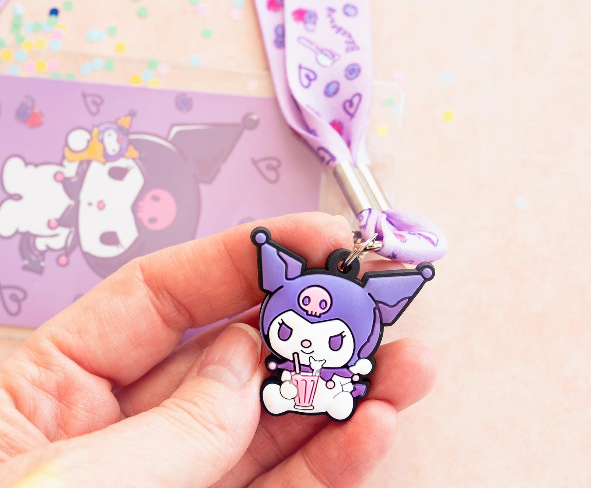 Foto 7 | Juego De Cordones Toynk Sanrio My Melody Y Kuromi Con Soportes De Identificación - Venta Internacional.