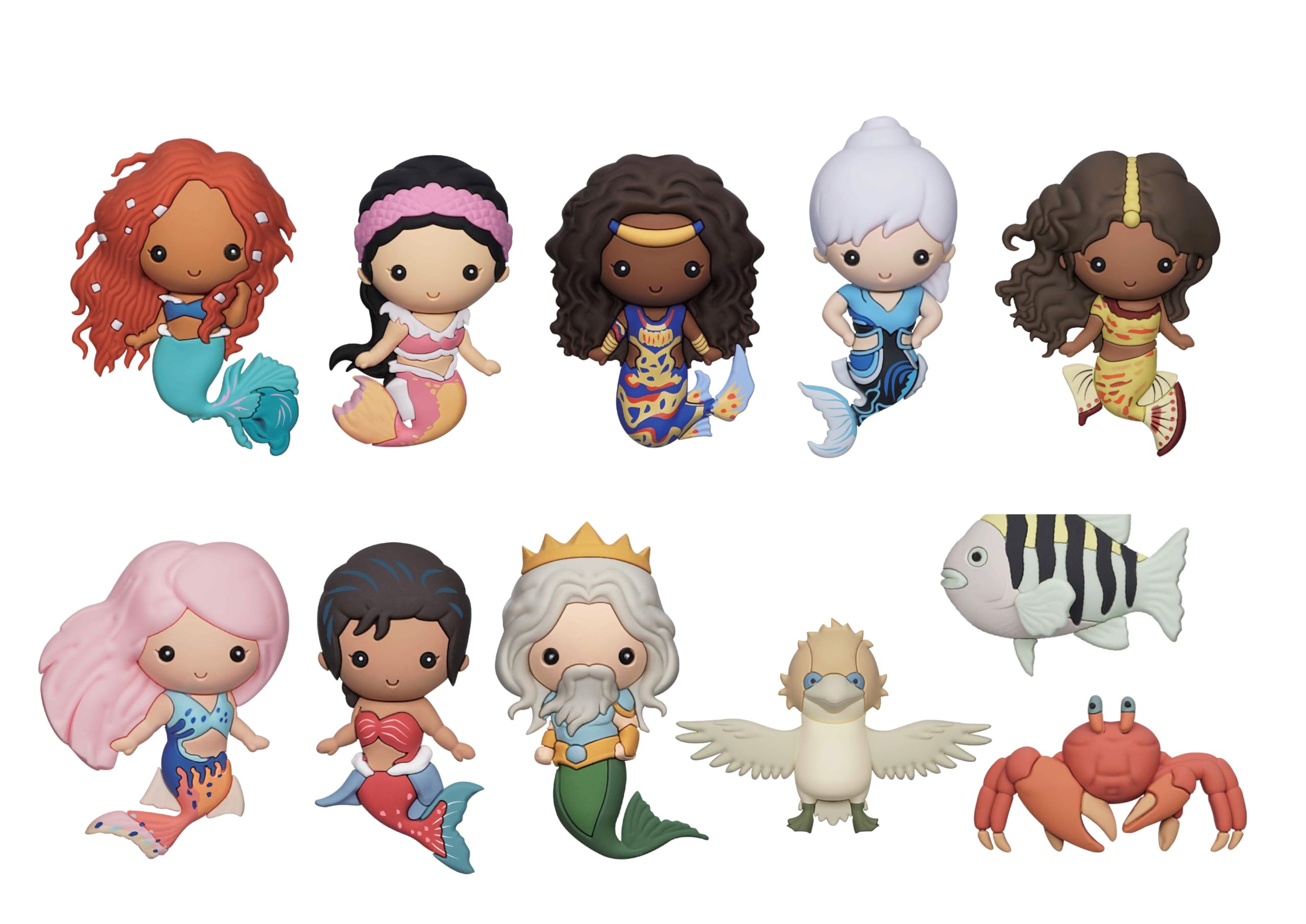 Llavero Con Forma De Bolsa De Espuma 3d Con La Película De La Sirenita De Disney  Serie Clip - Venta Internacional.