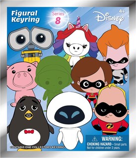 Foto 3 | Llaveros Coleccionables De Espuma 3d Disney Series 8 Con Forma De Bolsa Ciega - Venta Internacional.