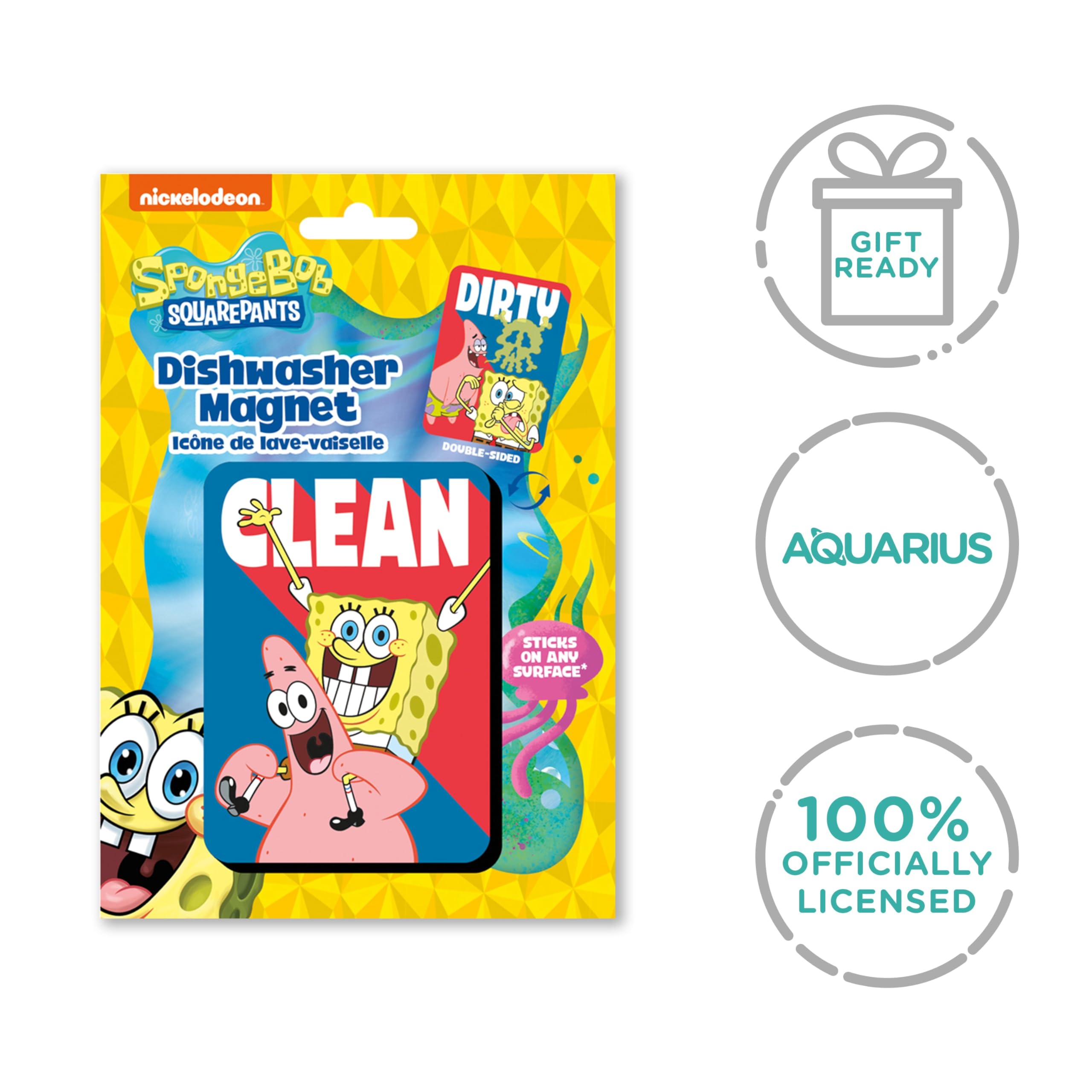 Foto 8 pulgar | Imán Para Lavavajillas Aquarius Spongebob Squarepants - Venta Internacional.