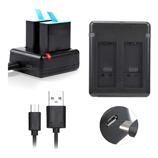 Foto 2 | Cargador Doble Batería Armadura X Compatible con GoPro 5 6 7 8