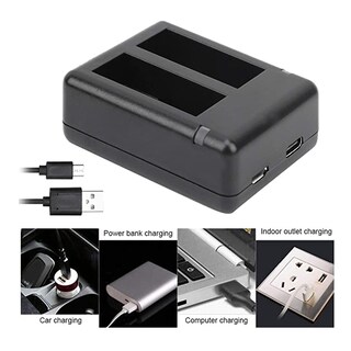 Foto 3 | Cargador Doble Batería Armadura X Compatible con GoPro 5 6 7 8