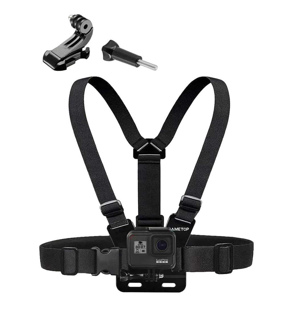 Arnes Para Pecho Gopro Pecheran Negro