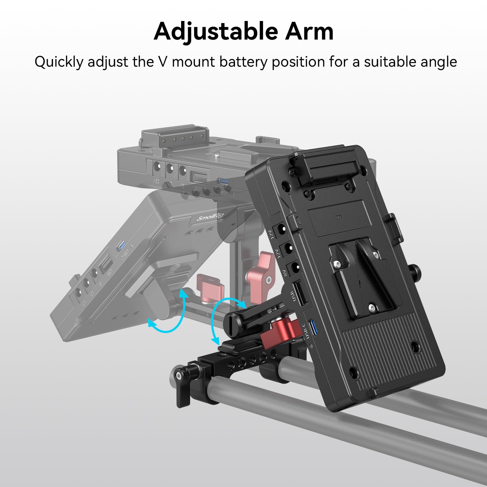 Foto 5 pulgar | Placa Adaptadora De Batería V Mount Con Cargador Usb-c Pd De 65 W Smallr - Venta Internacional.