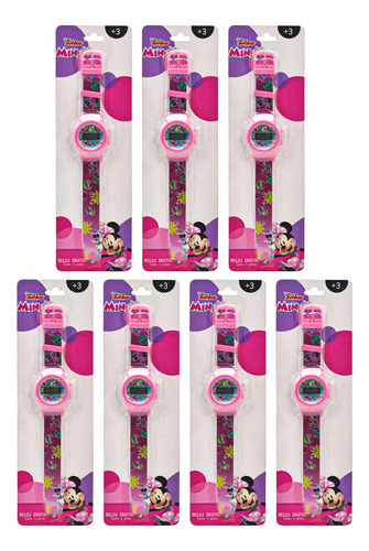 Foto 1 | Reloj Digital Disney Minnie Pack 7pz Bestway