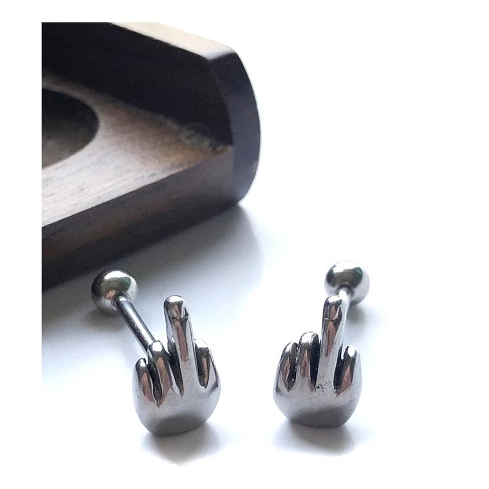 Foto 3 pulgar | Piercing para Lengua Genérico de Acero Quirúrgico