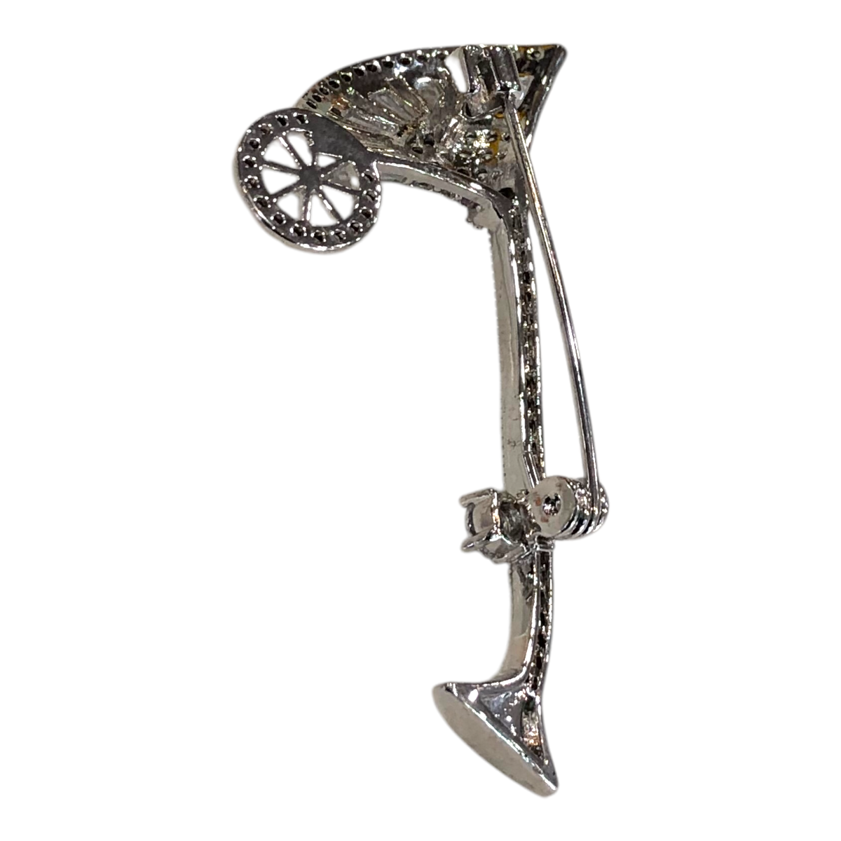 Foto 4 pulgar | Broche Plateado Para Ropa Mujer