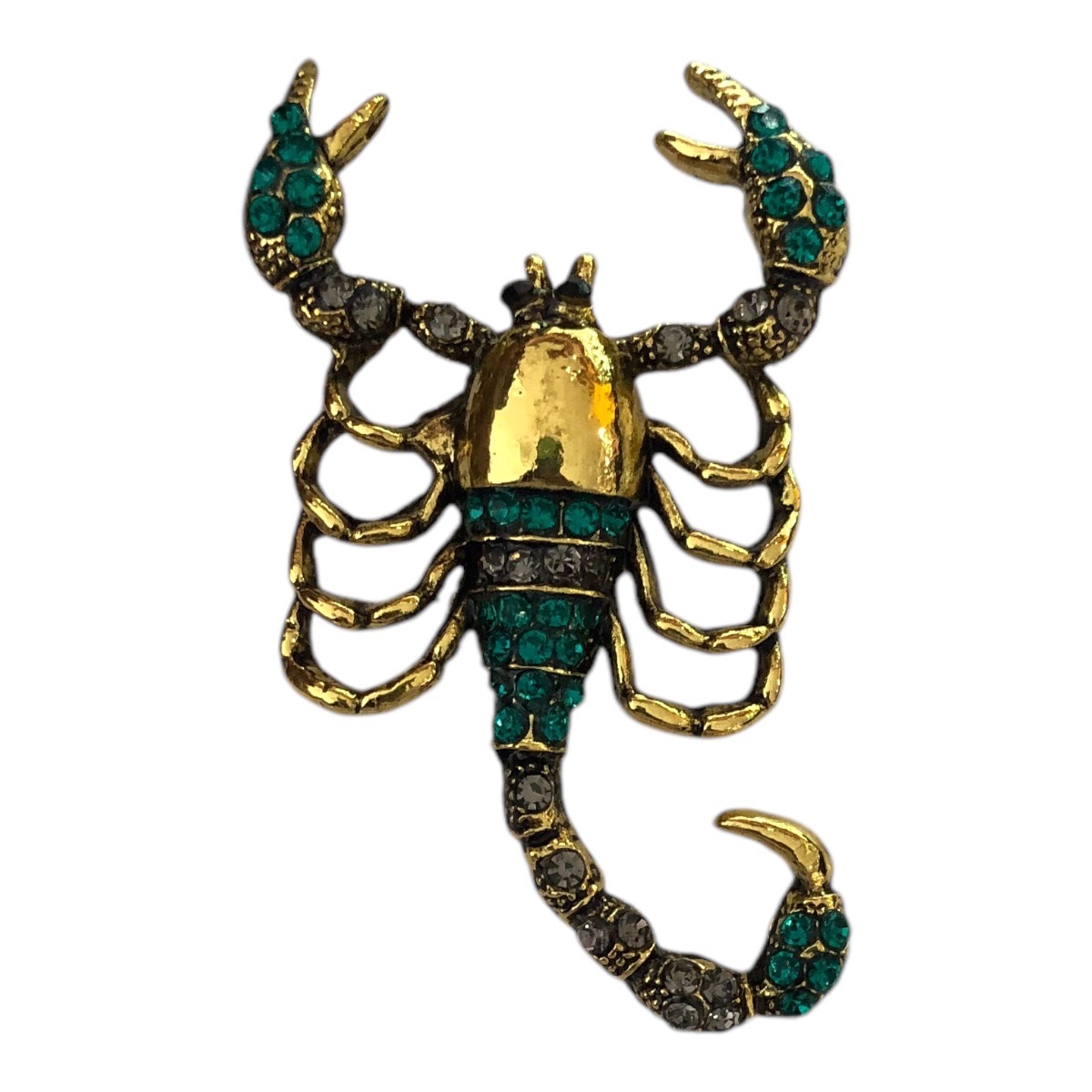 Broche Para Ropa De Mujer Alacrán Verde