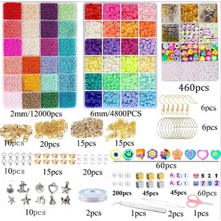 Foto 2 | Kit Para Hacer Pulseras Cuentas 17800 Pcs Eo Safe Imports Esi-19639 Multicolor