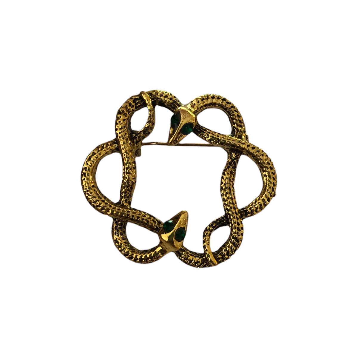 Broche de Círculo Serpiente para Ropa