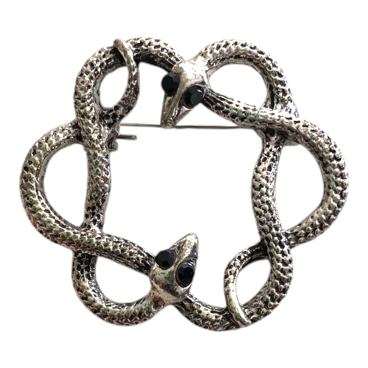 Broche de Círculo Serpiente para Ropa