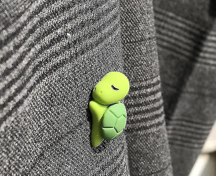 Foto 2 | Juego De Broches Huoguo  Bonita Tortuga Pequeña Con Dibujos Animados  Aleación De Zinc  4 Unidades - Venta Internacio