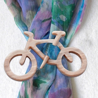 Foto 5 | Broche Huoguo De Madera Con Estampado De Animales Hecho A Mano Madera 10 X 5 Cm - Venta Internacional.
