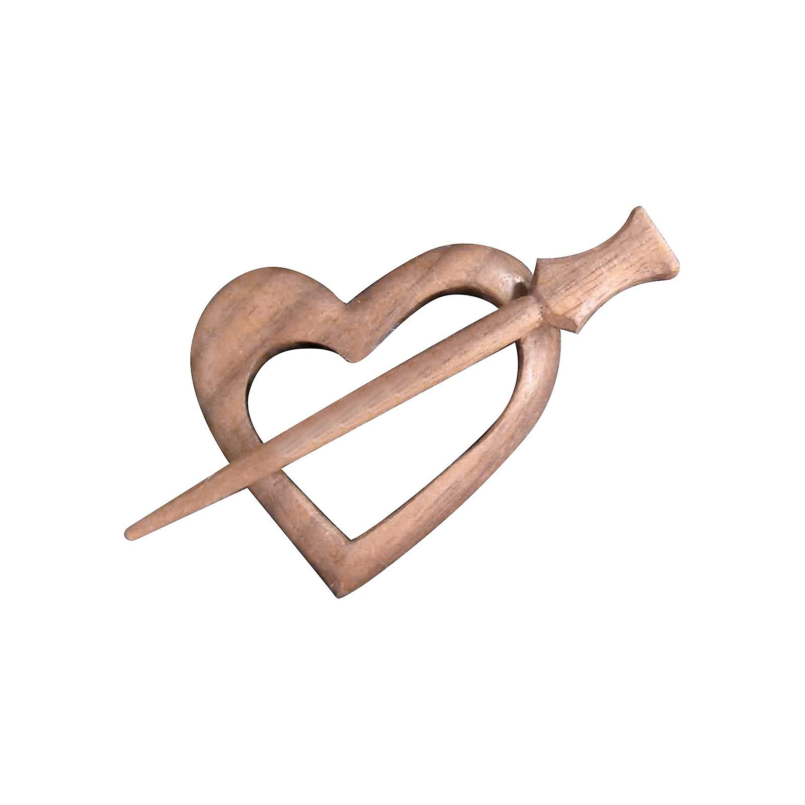 Foto 2 pulgar | Broche De Madera Con Estampado De Animales Hecho A Mano Para Bufanda Y Suéter - Venta Internacional.