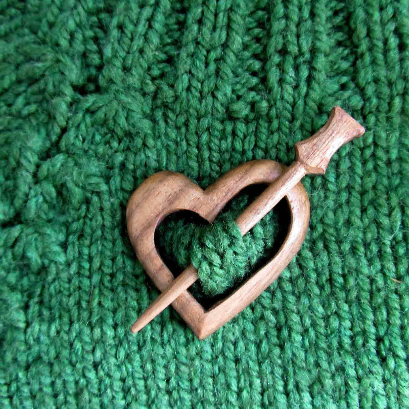 Foto 3 pulgar | Broche De Madera Con Estampado De Animales Hecho A Mano Para Bufanda Y Suéter - Venta Internacional.