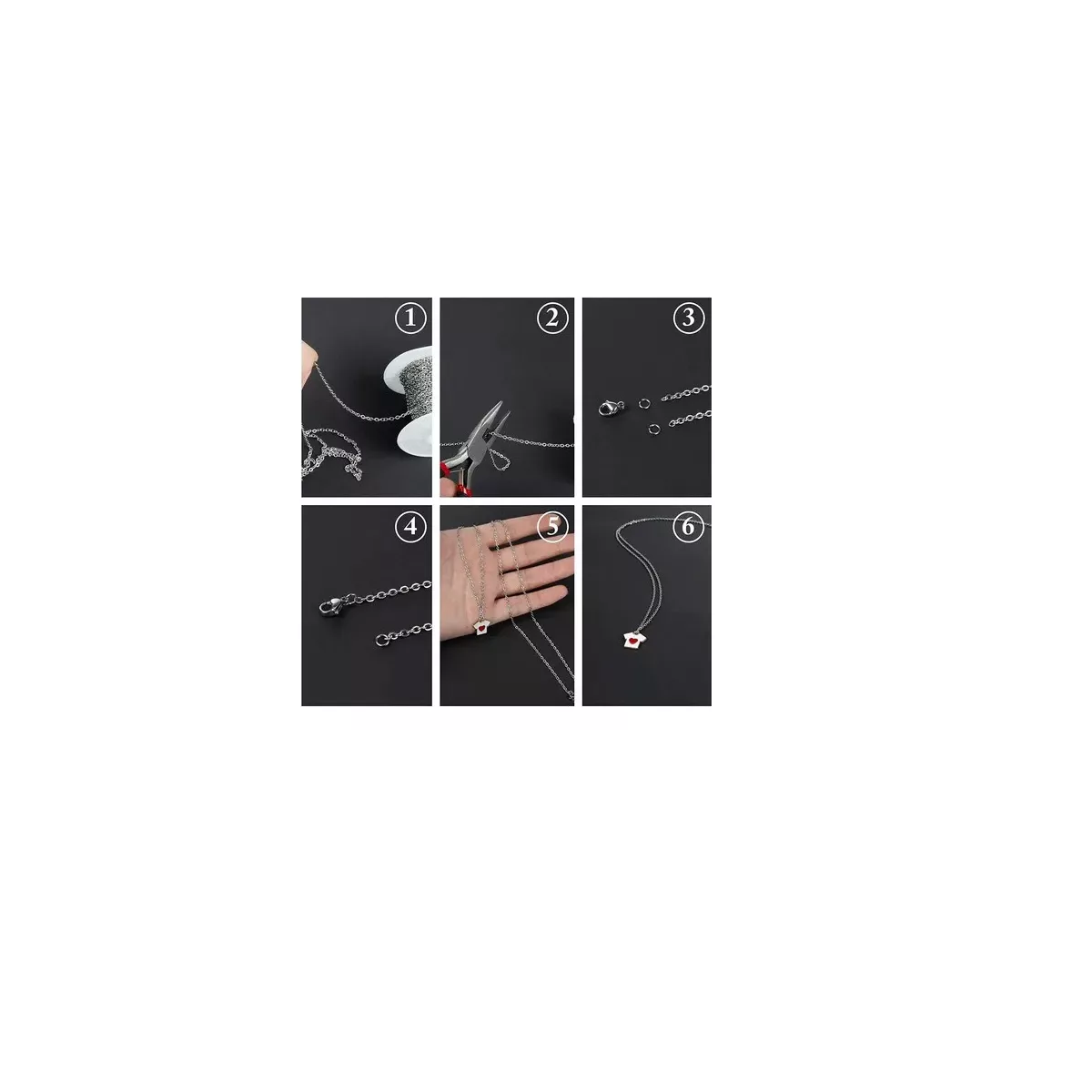 Foto 3 | Materiales para Joyeria Cadena de Acero Inoxidable 2mm x 10m Eo Safe Imports Esi-17443 Plateado