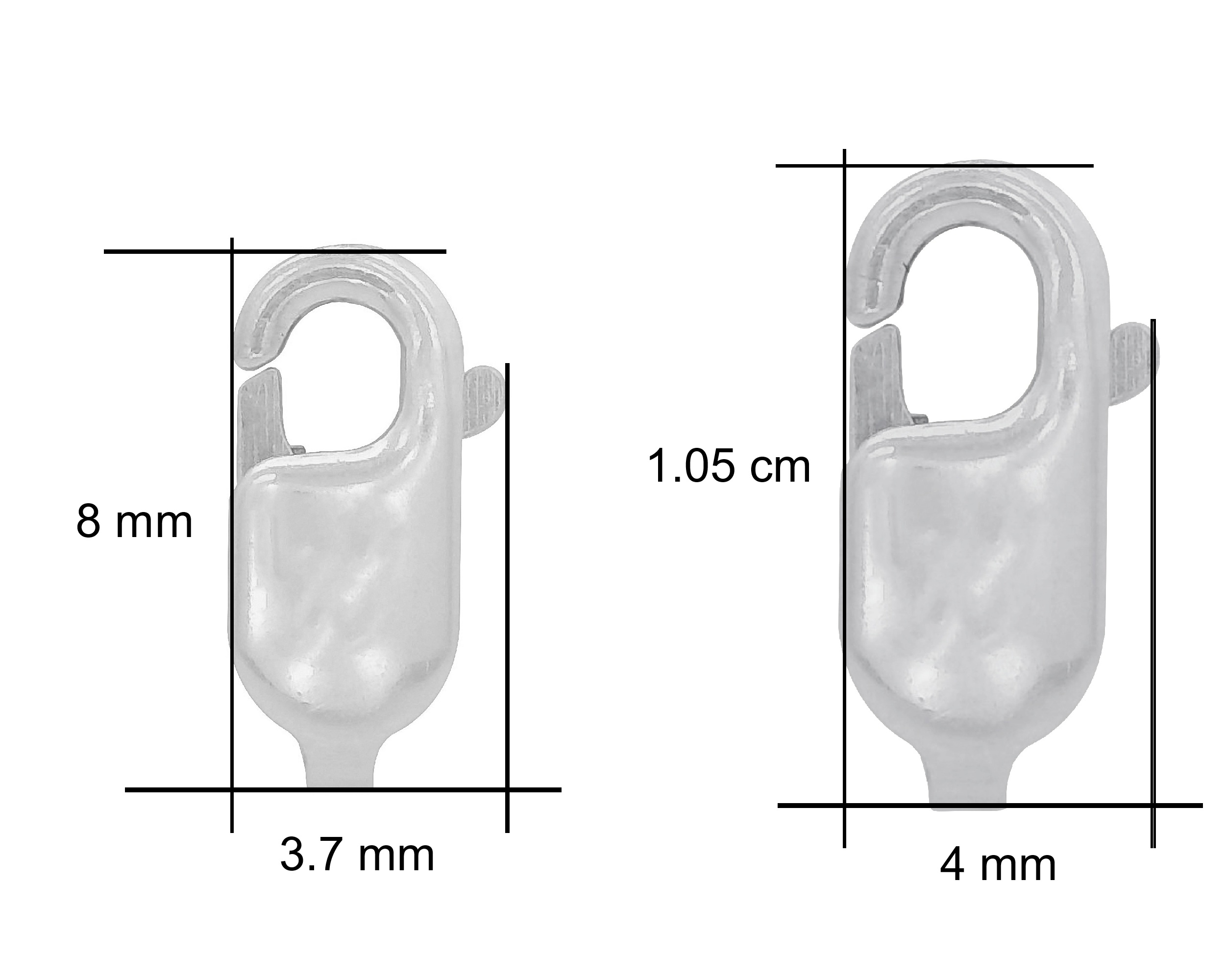 Foto 6 pulgar | Broches Langosta #1 Y #2 Plata 925 Cp925