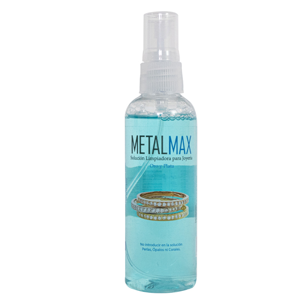 Limpiador Liquido Metal Max 100 ml de Joyería para Oro y Plata