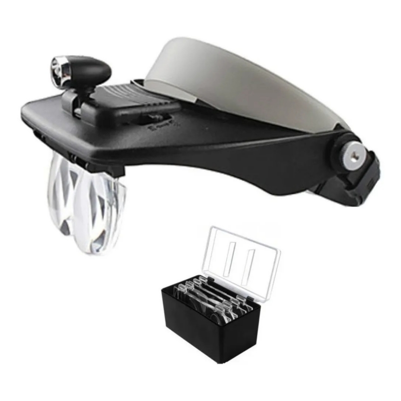 Lupa, Lentes, Lupa Con Luz, 2 Bombillas Led - Venta Internacional.