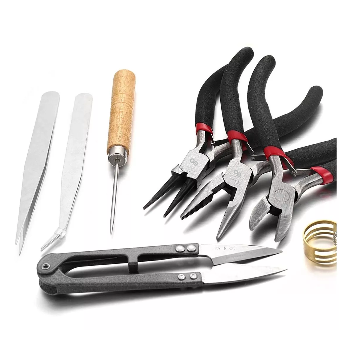 Foto 4 pulgar | Kit De Herramientas Para Bisuteria Con Alicates Pinzas 8 Pzas Eo Safe Imports  Esi-4394-1 Multicolor