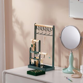 Foto 2 | Organizador De Joyas Procase, Soporte Para Joyas De 5 Niveles, Color Verde - Venta Internacional.