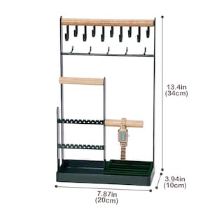 Foto 5 | Organizador De Joyas Procase, Soporte Para Joyas De 5 Niveles, Color Verde - Venta Internacional.
