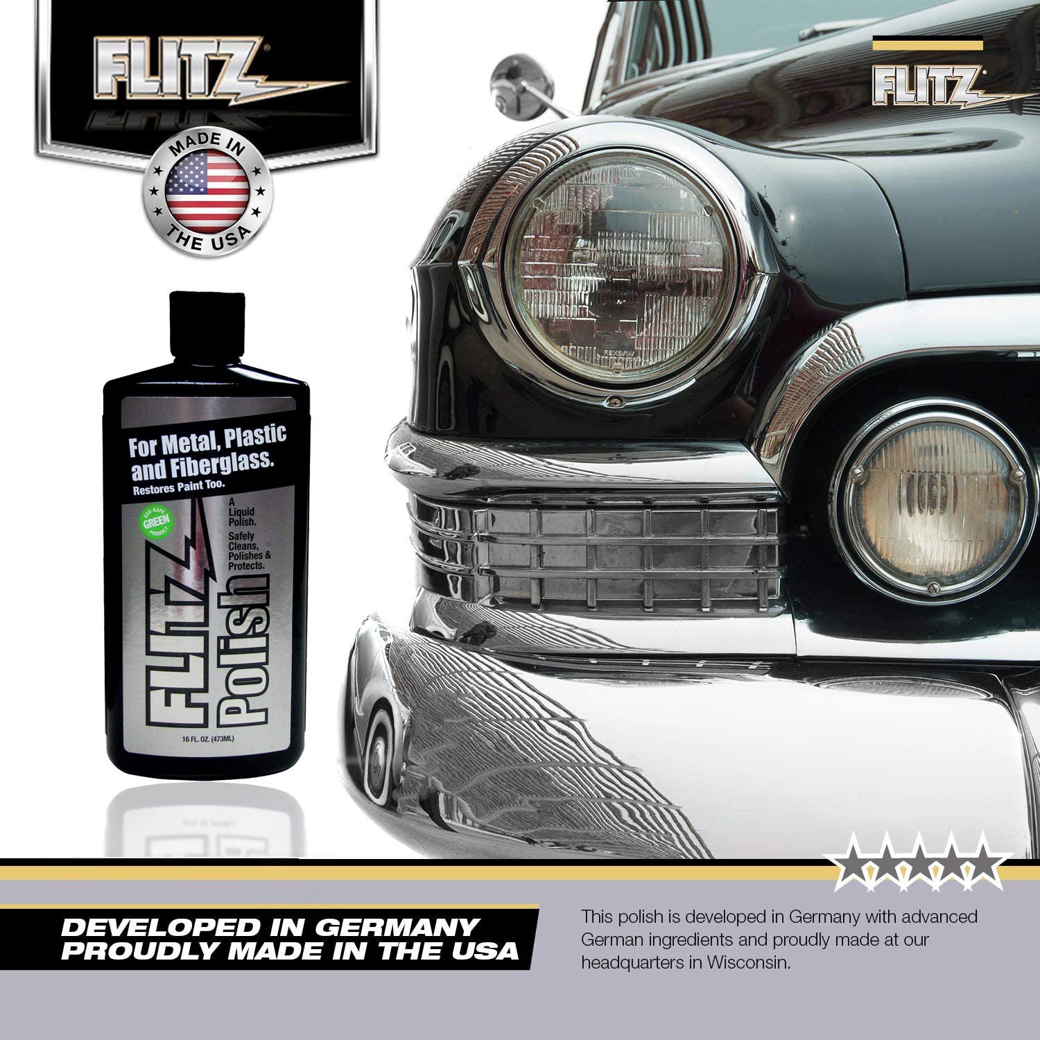 Foto 3 | Limpiador De Manchas Liquid Flitz  Multiusos  473 Ml - Venta Internacional.