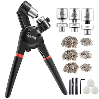 Foto 1 | Kit De Herramientas Con Ojales Vevor 900 Piezas Con Alicates De Prensa Manual Y Punzón - Venta Internacional.
