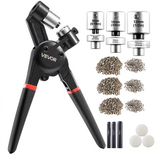 Foto 1 | Kit De Herramientas Con Ojales Vevor 900 Piezas Con Alicates De Prensa Manual Y Punzón - Venta Internacional.