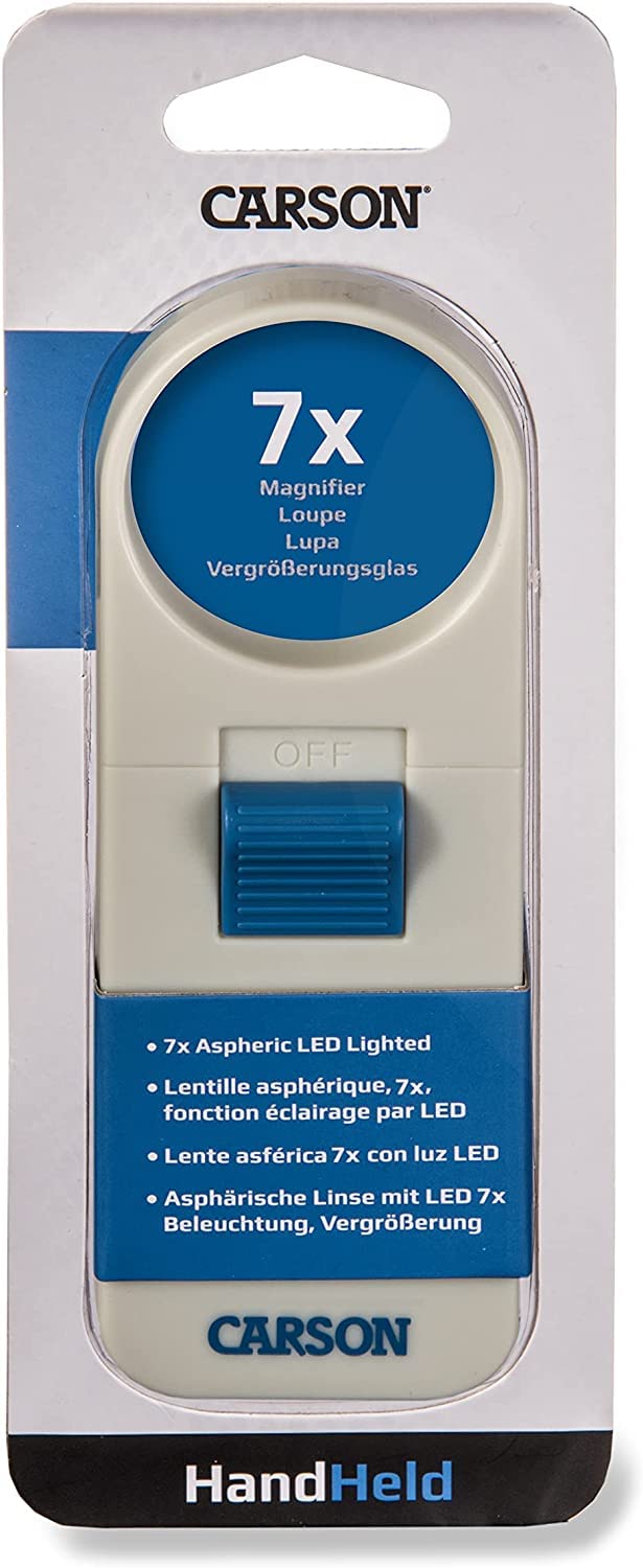 Foto 4 pulgar | Lupa Portátil Iluminada Carson De 7 Aumentos Con Lente De 1.5 Pulgadas - Venta Internacional.