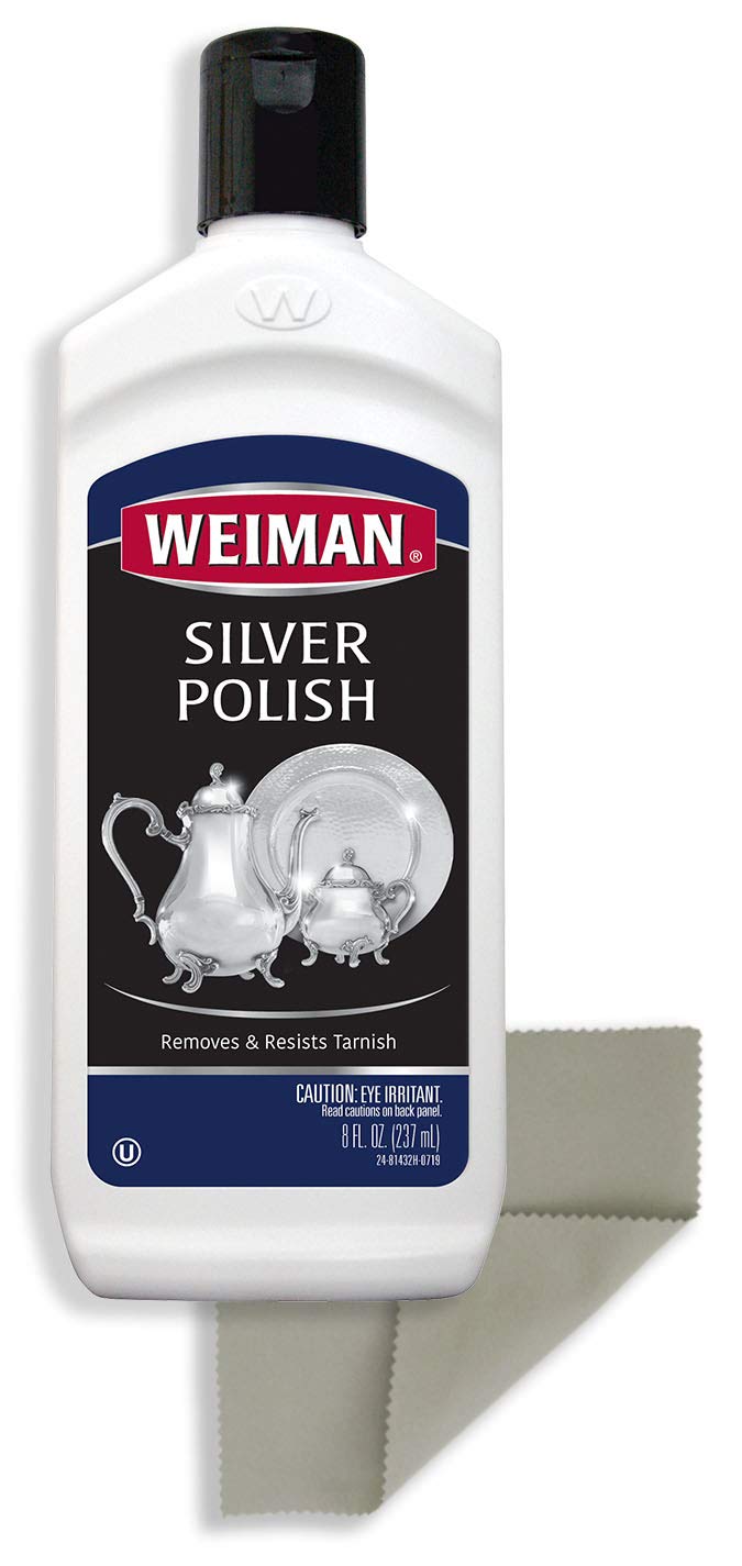 Limpiador Y Pulidor De Plata Weiman  240 Ml  Con Paño De Pulido - Venta Internacional.
