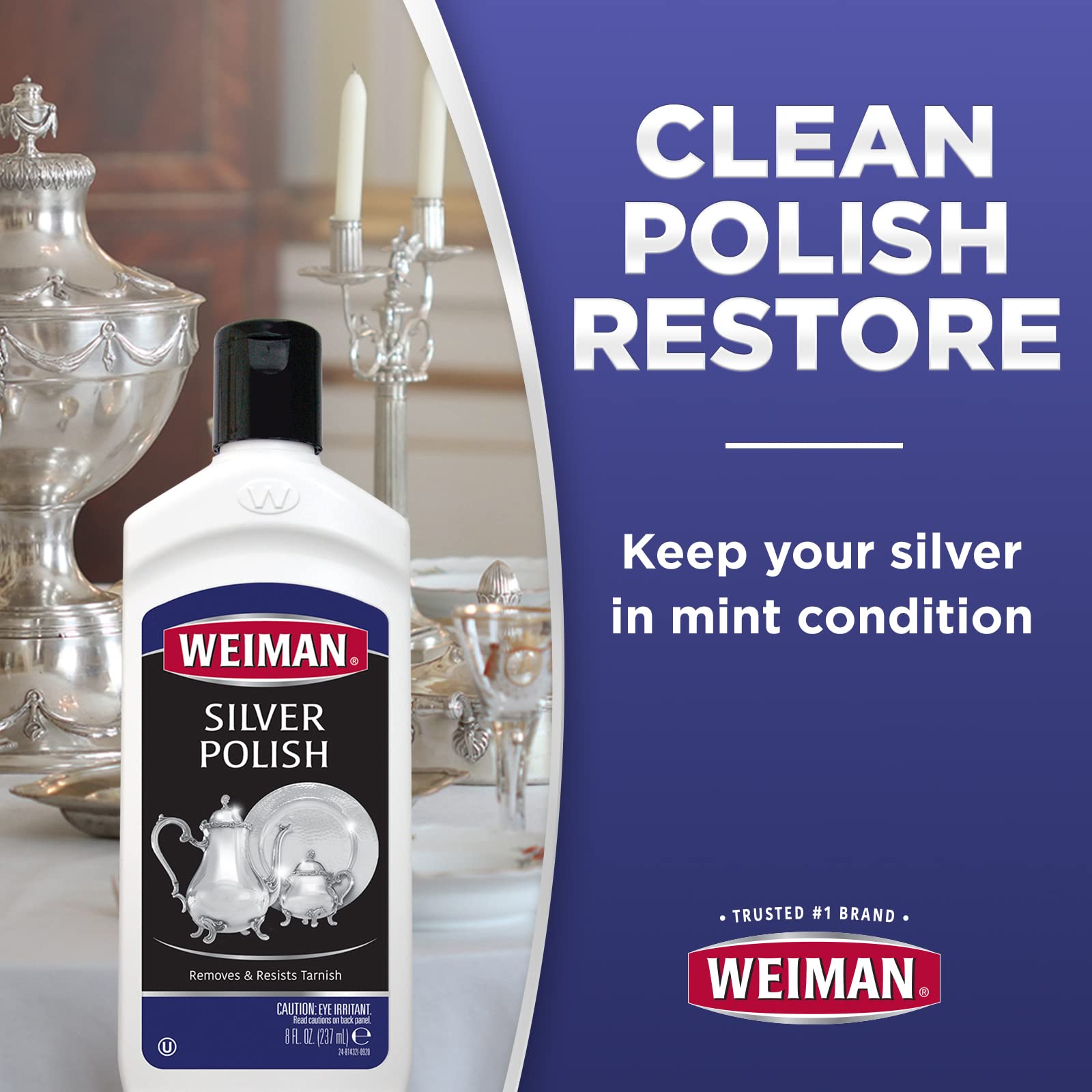 Foto 4 pulgar | Limpiador Y Pulidor De Plata Weiman  240 Ml  Con Paño De Pulido - Venta Internacional.