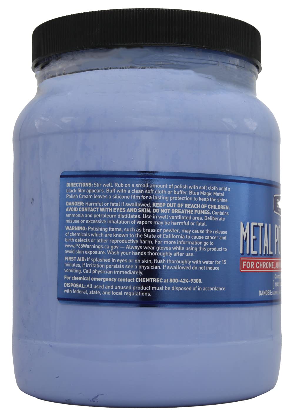 Foto 4 pulgar | Crema Pulidora De Metales Blue Magic 550  No Abrasiva  2 13 L - Venta Internacional.
