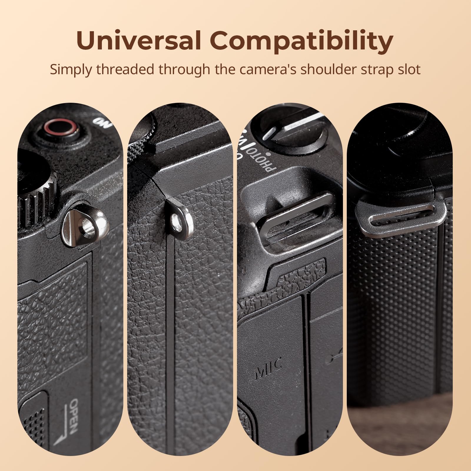 Foto 8 pulgar | Correa De Hombro Para Cámara Smallrig Universal, Piel, 10 Kg, Color Marrón - Venta Internacional.
