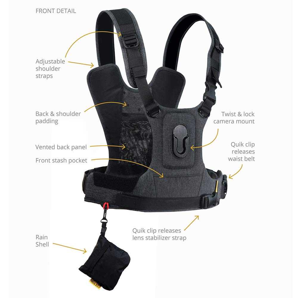 Foto 3 pulgar | Sistema De Arnés Para Cámara Cotton Carrier Ccs G3, Color Gris - Venta Internacional.