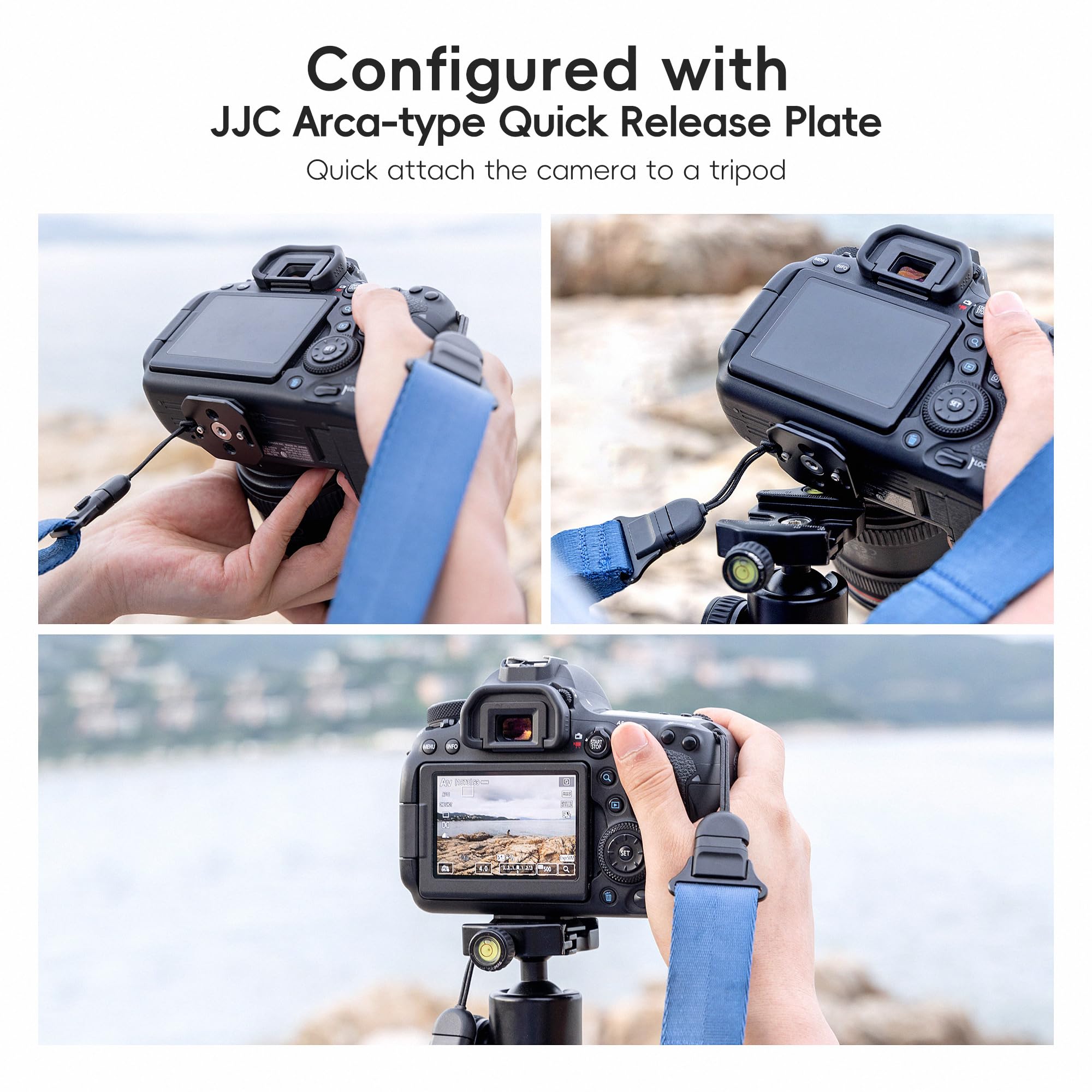 Foto 7 | Correa De Cuello De Cámara Jjc Qrs-d1 Para Cámaras Réflex Digitales (negra) - Venta Internacional.
