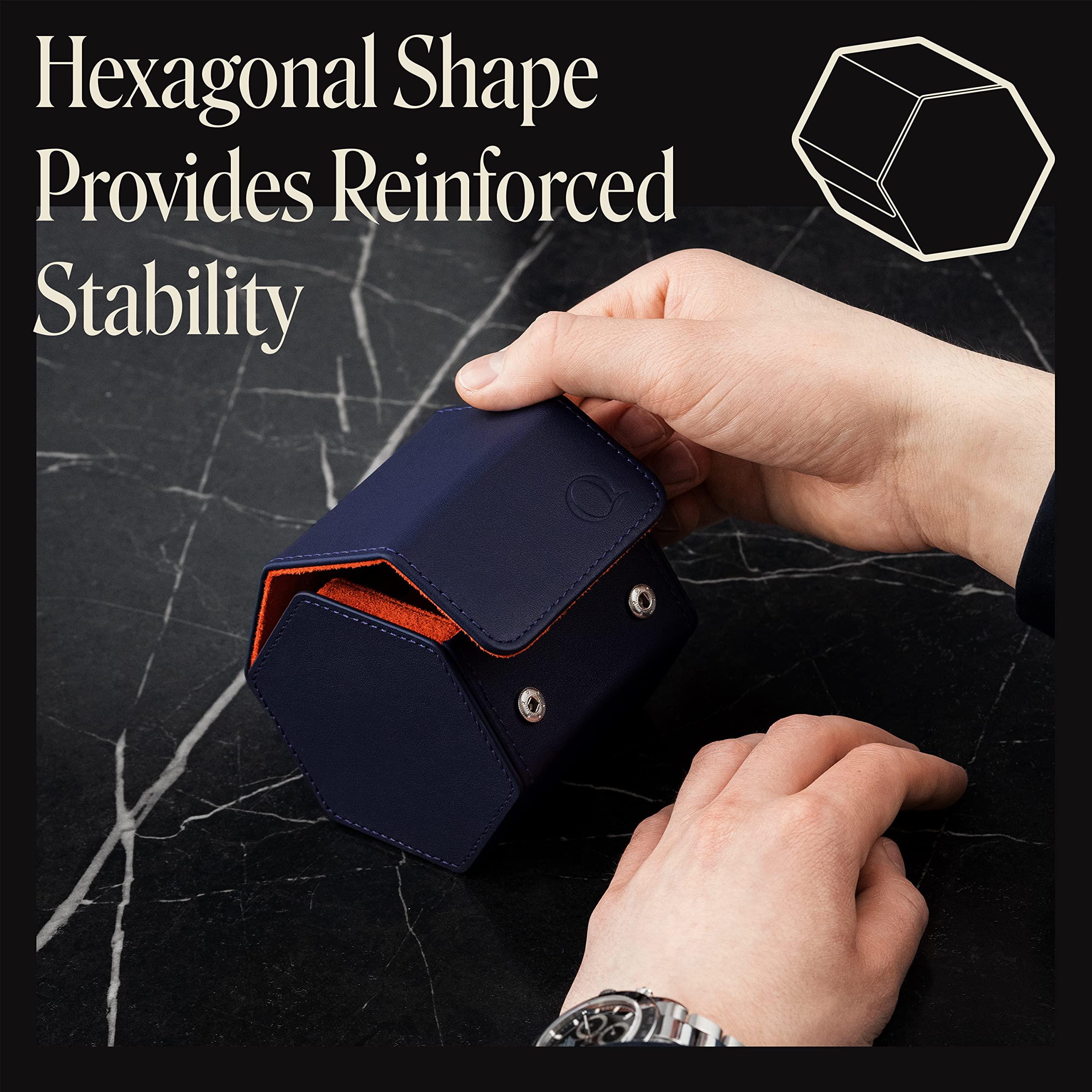 Foto 4 | Venta Internacional- Funda de Reloj QWATCHBANDS Hexagonal 1 Pieza