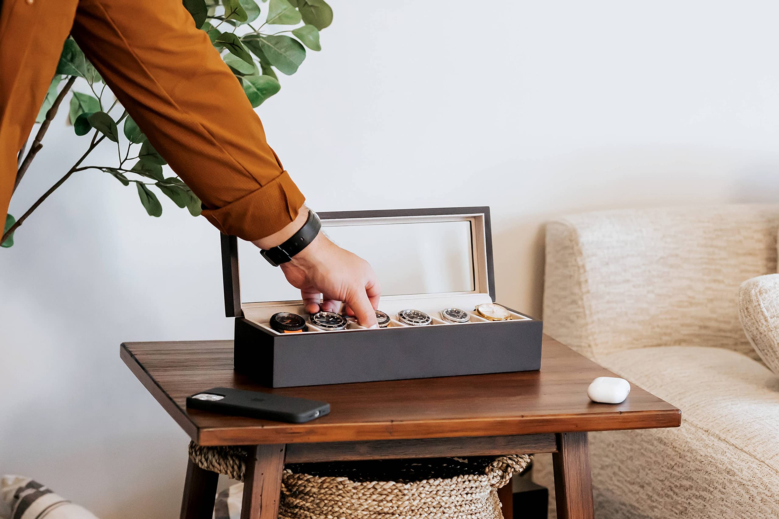 Foto 4 | Caja Organizadora Para Relojes Elegance - Venta Internacional
