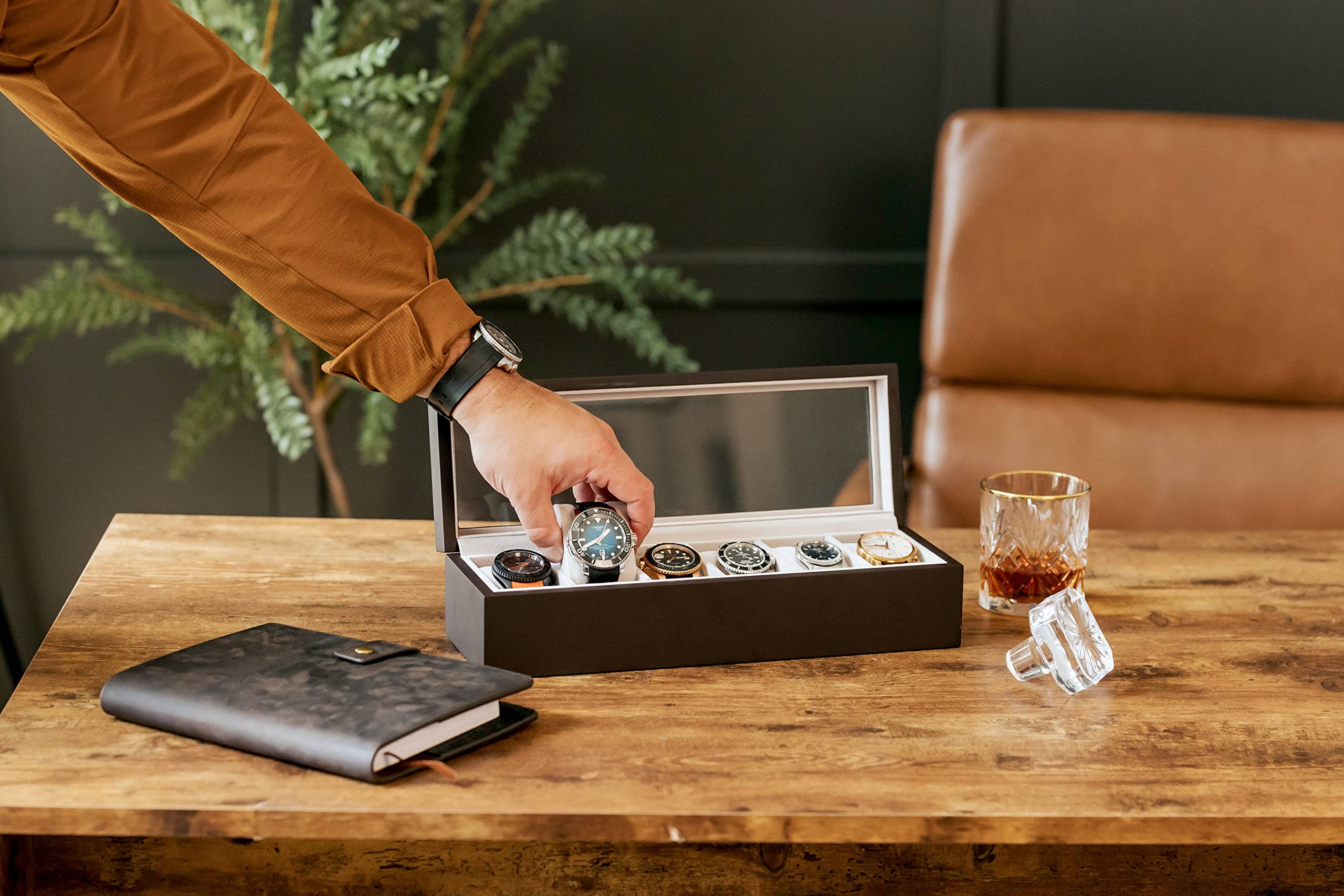 Foto 7 | Caja Organizadora Para Relojes Elegance - Venta Internacional