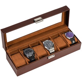 Foto 1 | Estuche Procase Marrón para Relojes-Venta Internacional