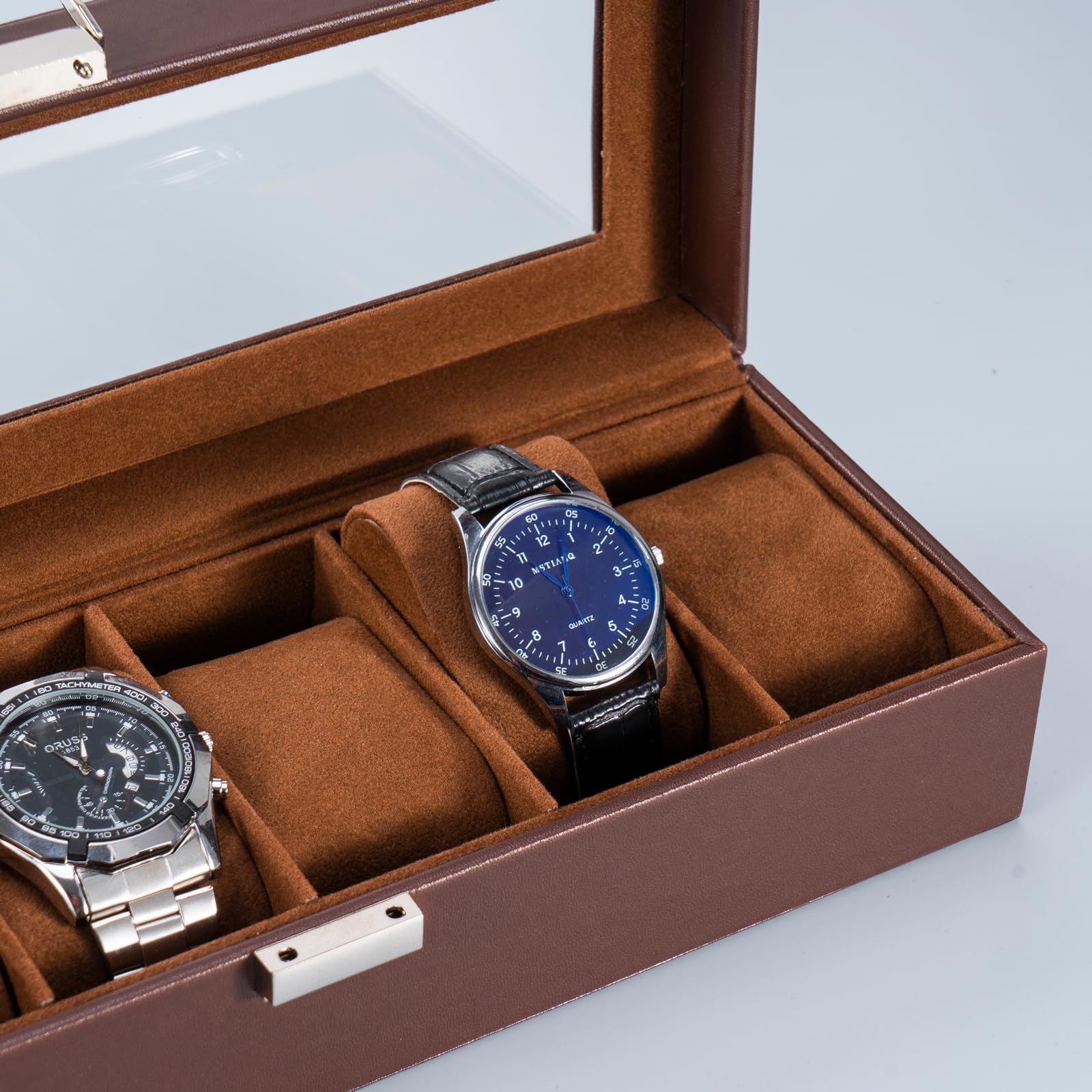 Foto 4 | Estuche Procase Marrón para Relojes-Venta Internacional