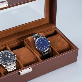 Foto 4 | Estuche Procase Marrón para Relojes-Venta Internacional