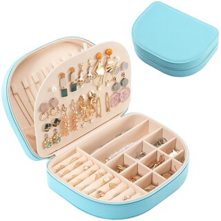 Foto 1 | Joyero Procase, Tamaño Viaje, Piel Sintética Con Forma De Concha Marina - Venta Internacional.