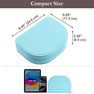 Foto 6 | Joyero Procase, Tamaño Viaje, Piel Sintética Con Forma De Concha Marina - Venta Internacional.