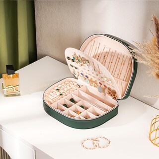 Foto 2 | Joyero Procase, Tamaño Viaje, Piel Sintética Con Forma De Concha Marina - Venta Internacional.